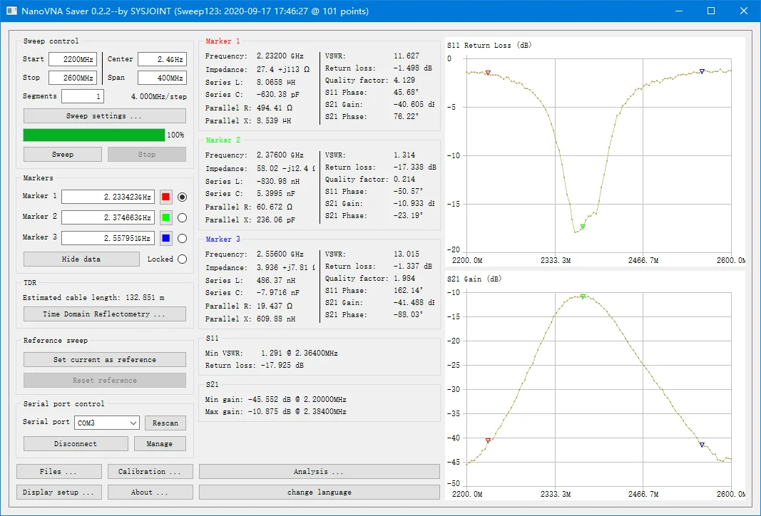 Imagem -03 - Nanovna v2 Vector Network Analyzer Digital Nano Vna Tester Lógica Antena Analyzer Onda Estacionária mf hf Vhf Uhf 3g S-a-a2