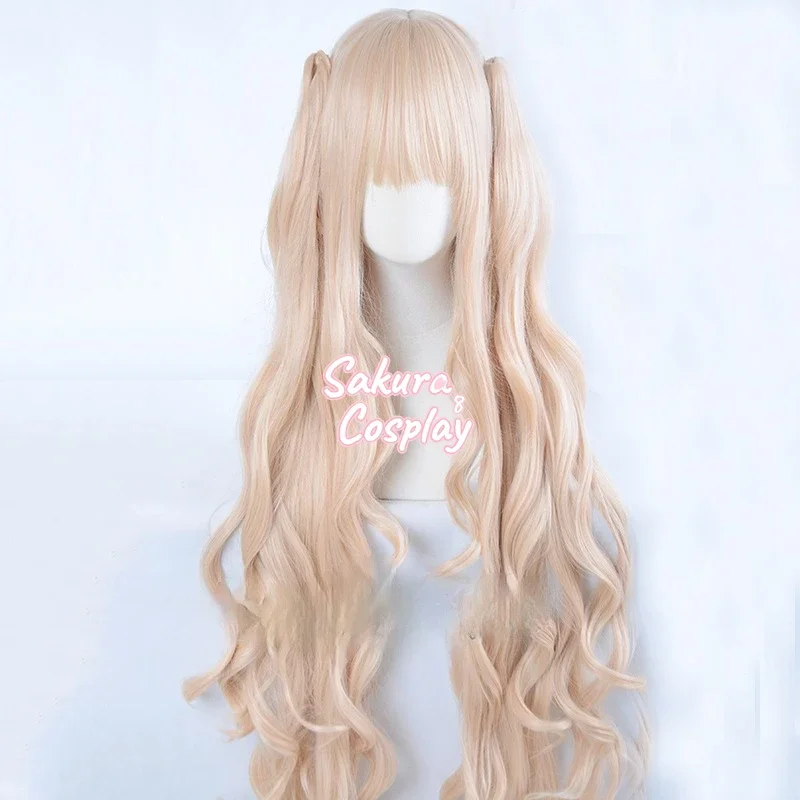 Anime Rozen Maiden Kirakishou Cosplay Wig Long Curly Ponytails Heat Resistant Synthetic Wigs for Halloween Costume Role Play