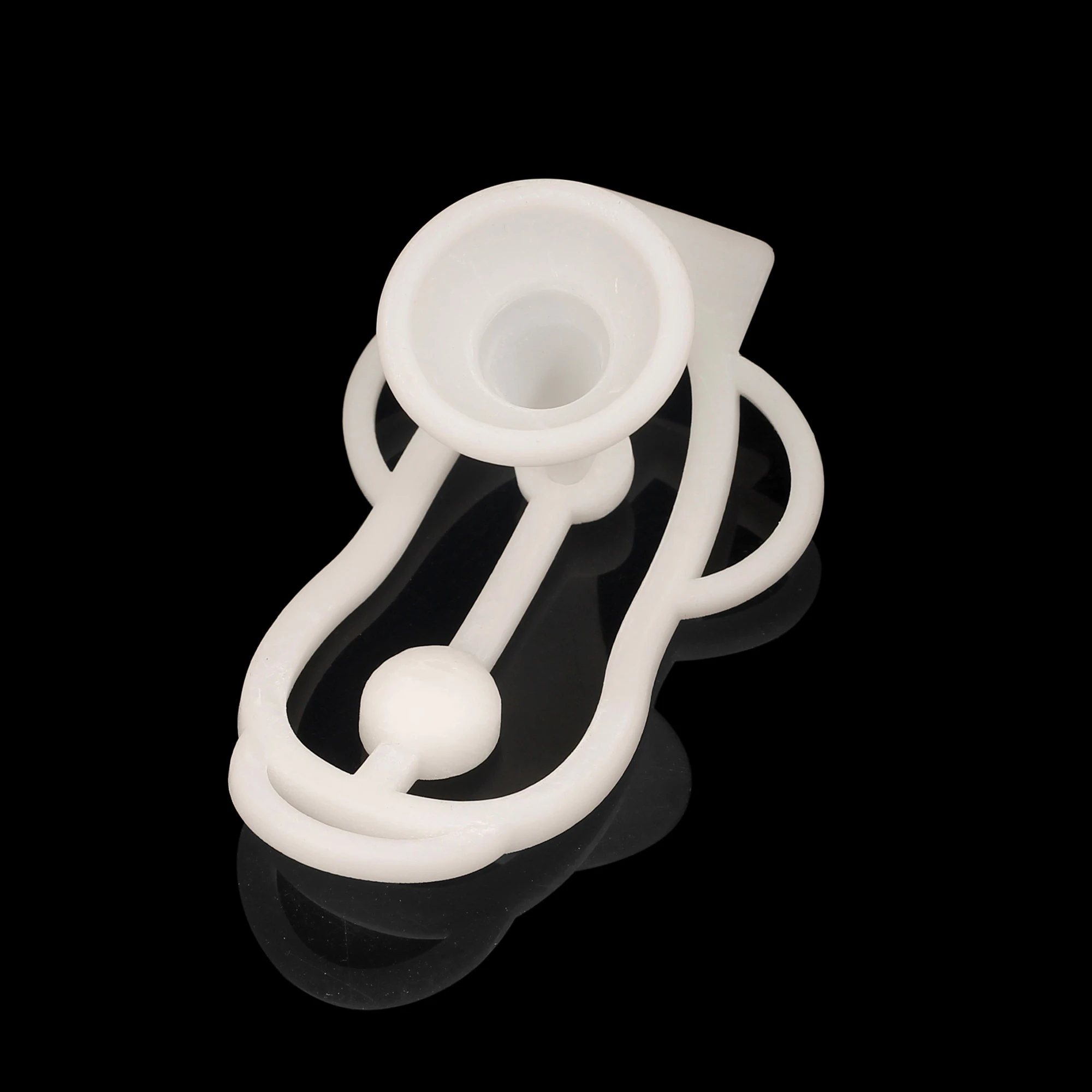 جهاز تدريب العفة للذكور من سيسي، مشبك فوفو مع تصميم قمع، قفص بلاستيكي خفيف الوزن، لعبة مثيرة للرجال