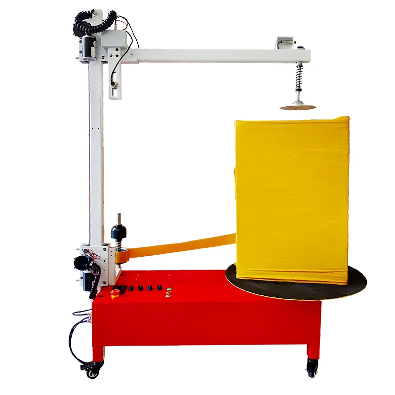 

100-240V Semi-Automatic Electric Tape and Stretch Film Wrapping Machine