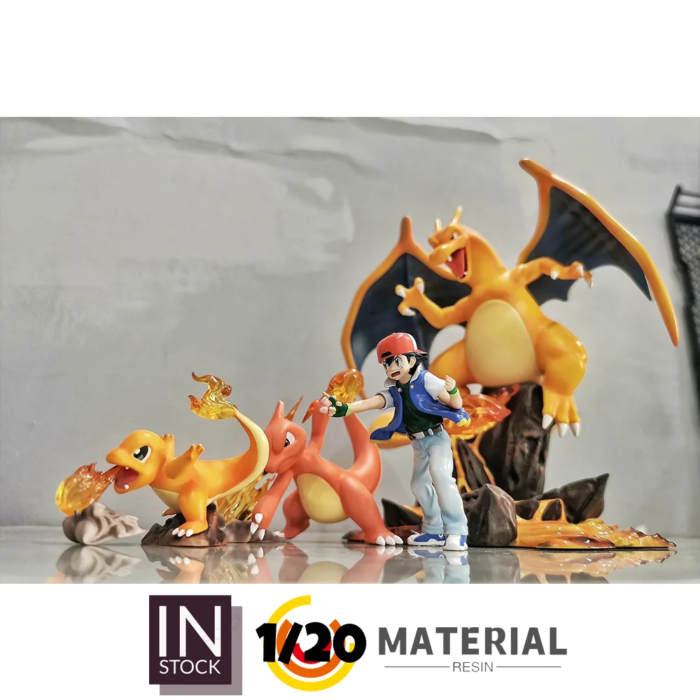 

[In Stock] 1/20 Resin Figure [MZ] - Charmander & Charmeleon & Charizard