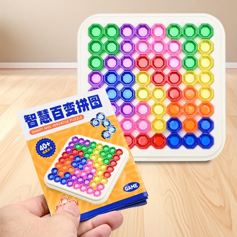 Juguetes educativos para niños, rompecabezas de bloques geométricos, juego de mesa de Sudoku, 40 desafíos, IQ, juego de entrenamiento de pensamiento