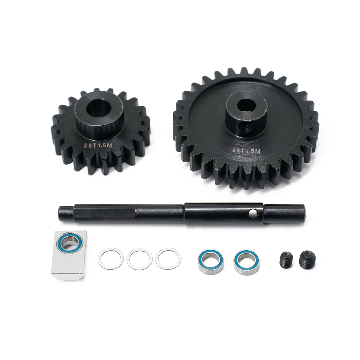 

CNC 45 HD Steel 1.5Mod 20T 30T Pinion Gear Spur Gear Set for 1/5 XMAXX RC Car Upgrade Parts