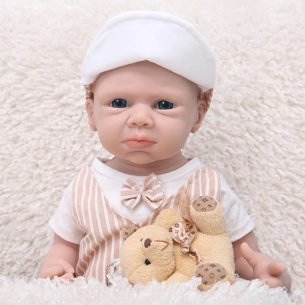 20 Inches Realistic Soft Silicon Newborn Pacifier Baby Doll