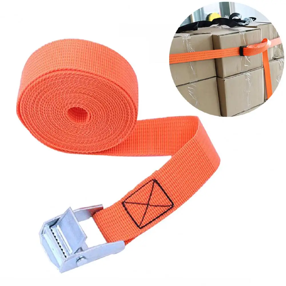 500CM Cargo Tie Down Long Enough Not Easy To Break Cargo Ratchet Buckle 250 Lbs Heavy Duty Ratchet Cargo Strap For Trailer 가시바퀴띠