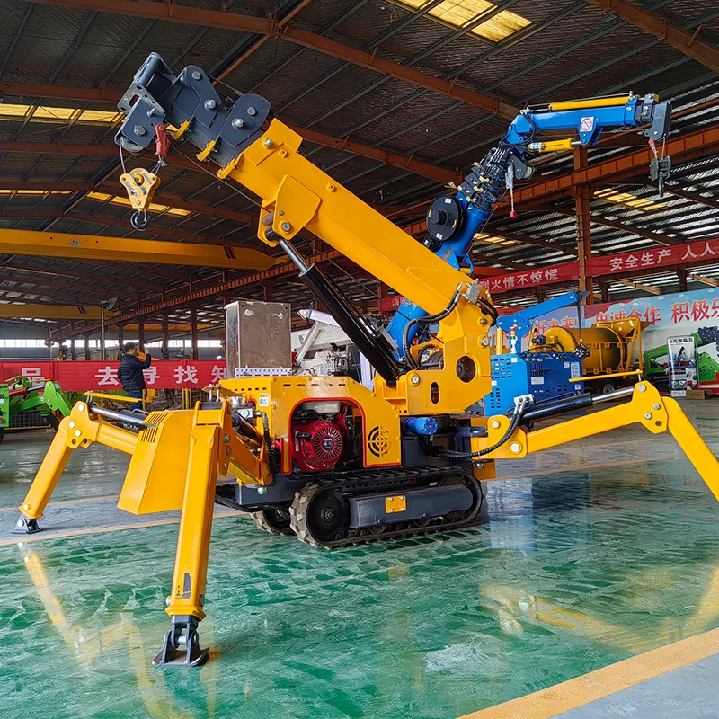 Factory supply mini crane spider 5 ton mini spider crane from China