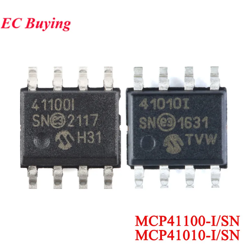 5Pcs/1pc MCP41100 MCP41010 MCP41100-I/SN MCP41010-I/SN 41100I 411001 41010I 410101 Single Channel Digital Potentiometer Chip IC