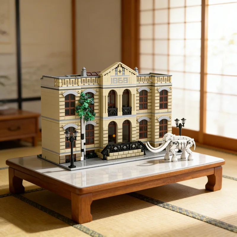 

3157pcs MOC Museum Of History Modular Streetscape Model Building Blocks Creative DIY Gift Display Decor Assemble Premium Adult