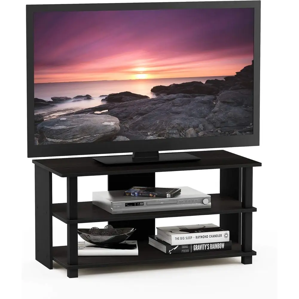 

3-Tier Black TV Stand for TVs up to 40