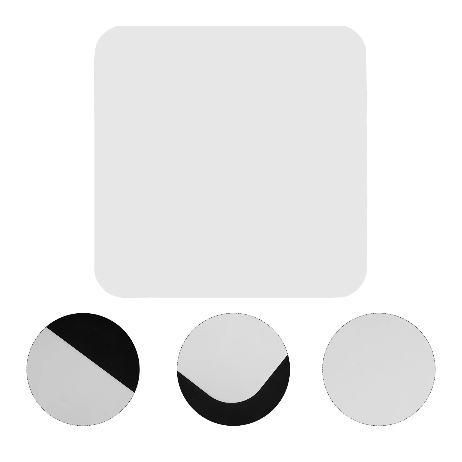 

Square Acrylic Ceiling Light Diffuser Sheet 22.5cm Modern Lamp Shade Softening Sheet for Bedroom Living Room Flush Mount