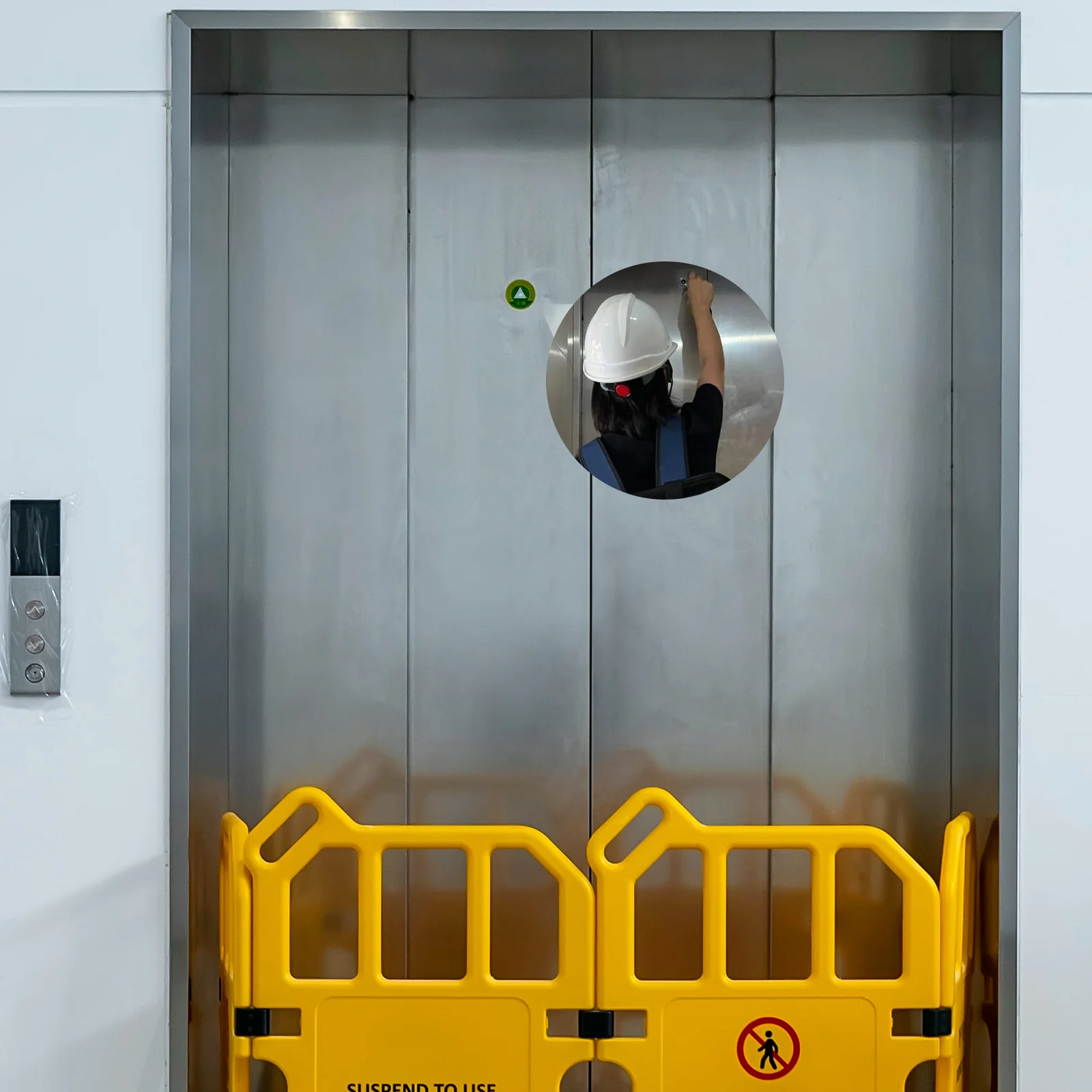 Chiave per porta dell'ascensore triangolare Lunghezza 7,8 Chiave multiuso per porta dell'ascensore di emergenza universale durevole
