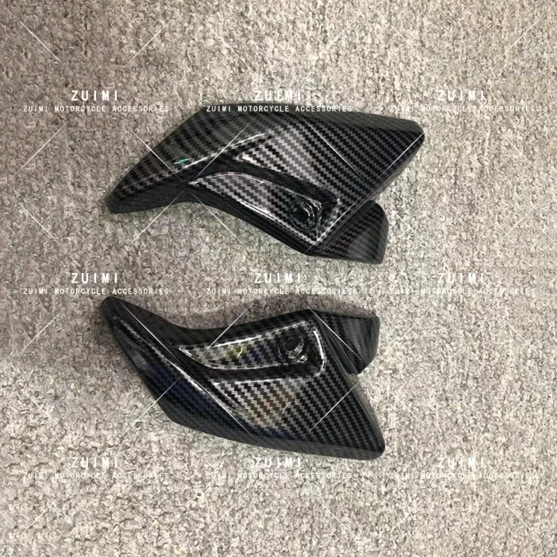 Motorcycle headlight side bracket Fairing Fit For Suzuki GSR400 GSR600 Carbon fiber paint