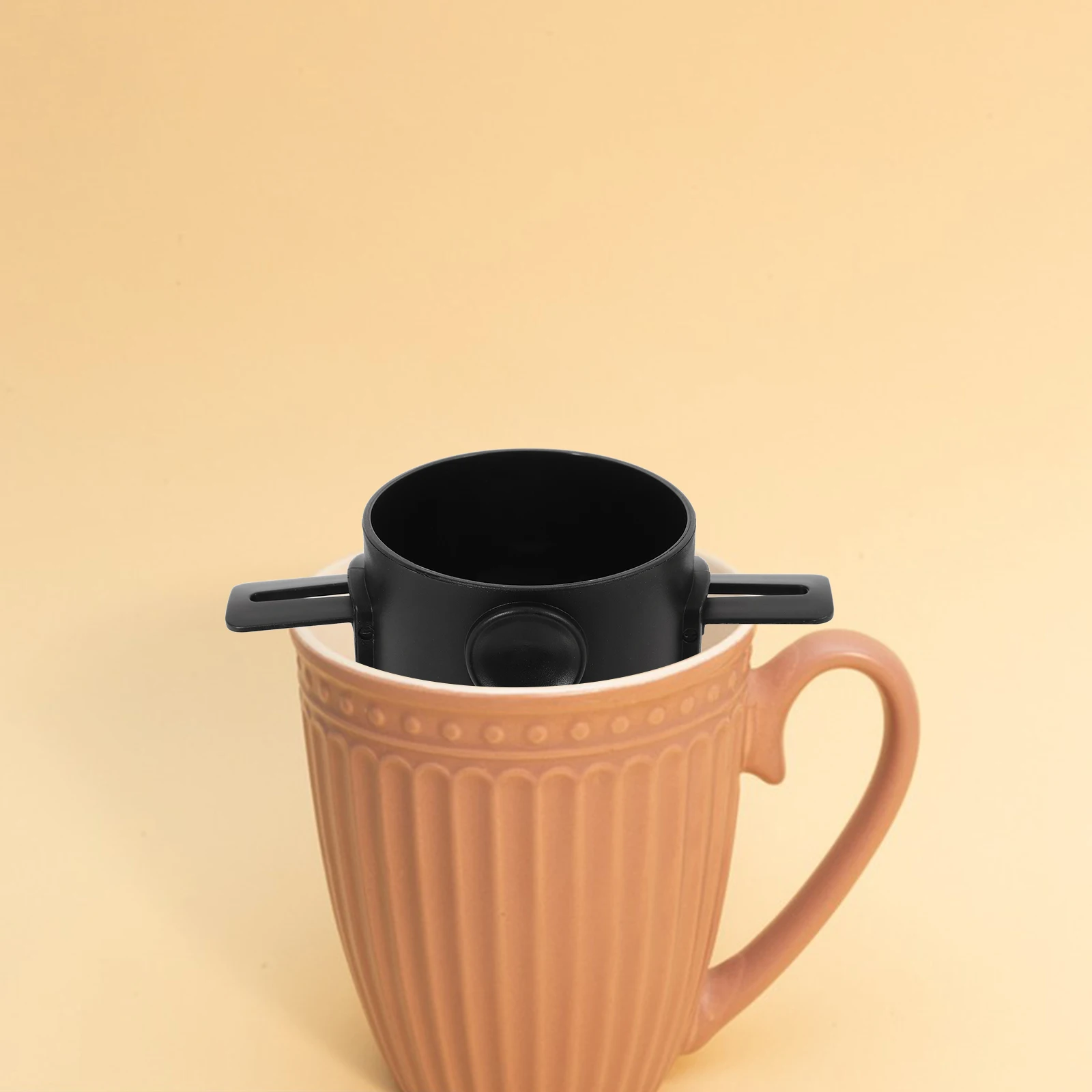 

Double Layer Coffee Filter Funnel Stainless Steel Reusable Collapsible Drip Fine Mesh Strainer for Home Travel Camping Kitchen
