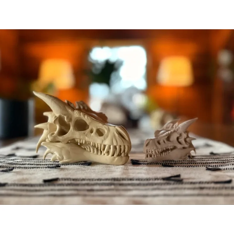 【meowsensei】-3dprinted-realistico-dinosauro-teschio-fossil-modello-animale-scenario-puntelli-decorazione-ornamenti