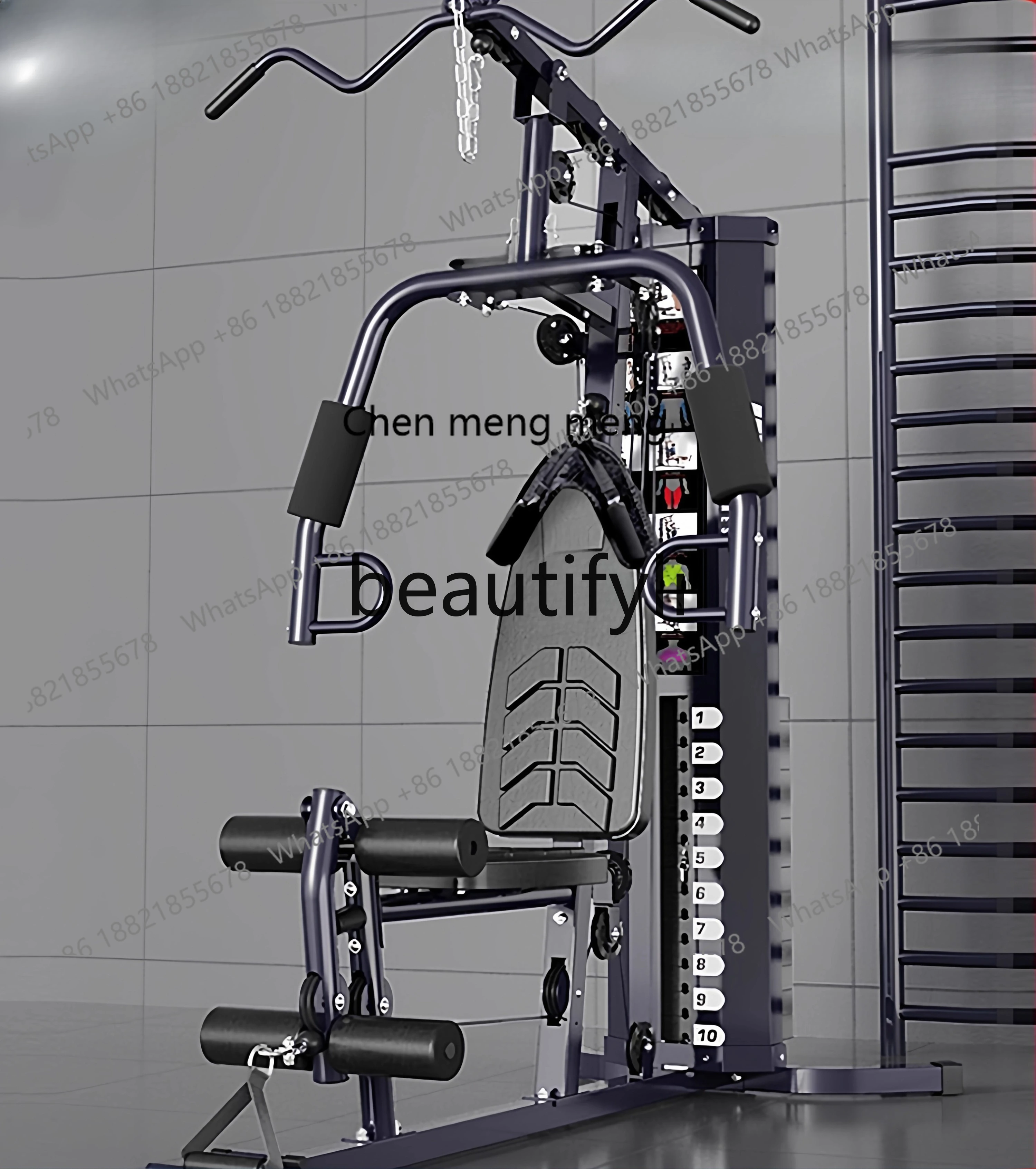 

Comprehensive trainer single station household multi-functional fitness equipment sports fitness equipment combination set