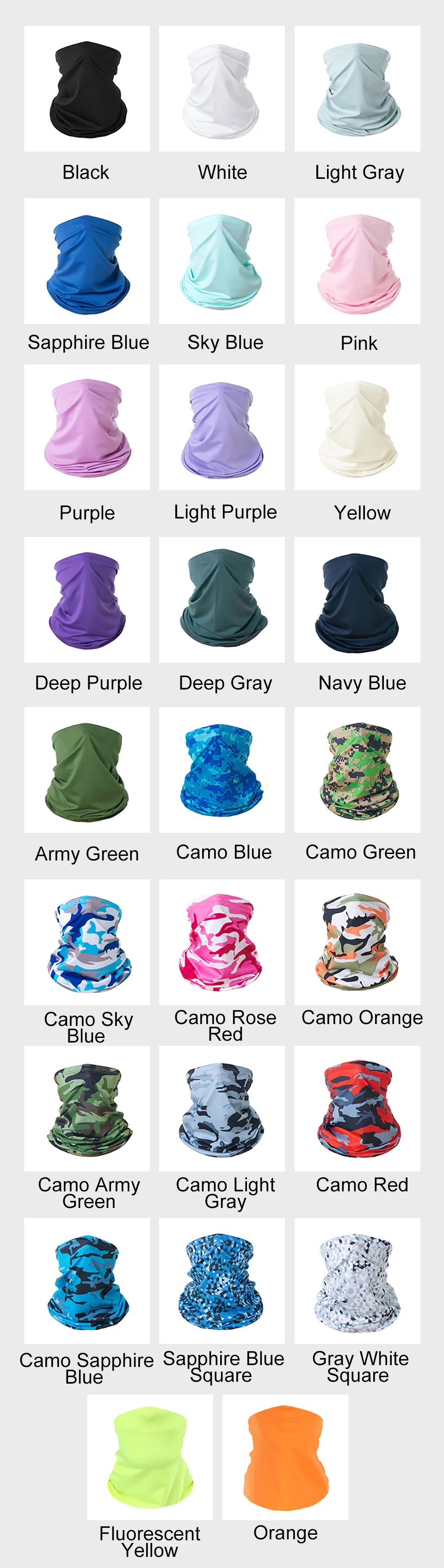 GTUBIKE Eisseiden-Bandana, atmungsaktiver UV-Schutz, Wandern, Gesichtsmaske, Outdoor-Sport, Sonnenschutz, Angeln, Gesichtsbedeckung, Schal – Detail 5