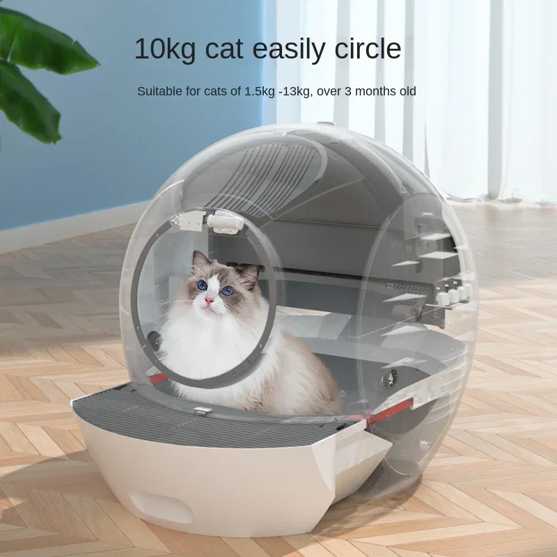 Cat litter box Fully enclosed cat litter box Large anti-splash cat toilet Smart box Anti-splash automatic