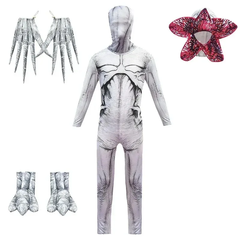 A Litter Of Bears Kids Cosplay Halloween Costumes for Stranger and Things Costume Horror Jumpsuits Scarry zombie Cospl 2025 New