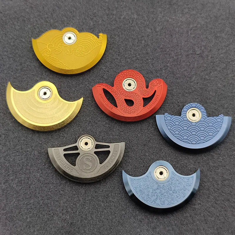 NH35 NH36 Watch Movement Oscillating Weight Modified Rotors Fit NH34 NH35 NH36 NH38 4R 6R 7S Automatic Movements Watch Parts