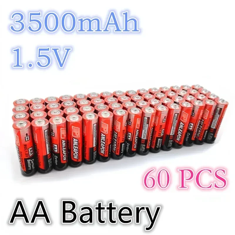 

Batteriesèchealcalineaste, AAEddieIon, LR6, AM3, E91, MN1500,utiliséedansles jouetsélectriques, DVD, MP3, 1.5V,3500mAh, Original