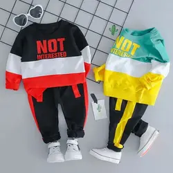 Spring Autumn Children Baby Boys Sport Clothes Cartoon Hooded + Pants 2Pcs/sets Infant Kids Casual Clothings Toddler Tracksuitss