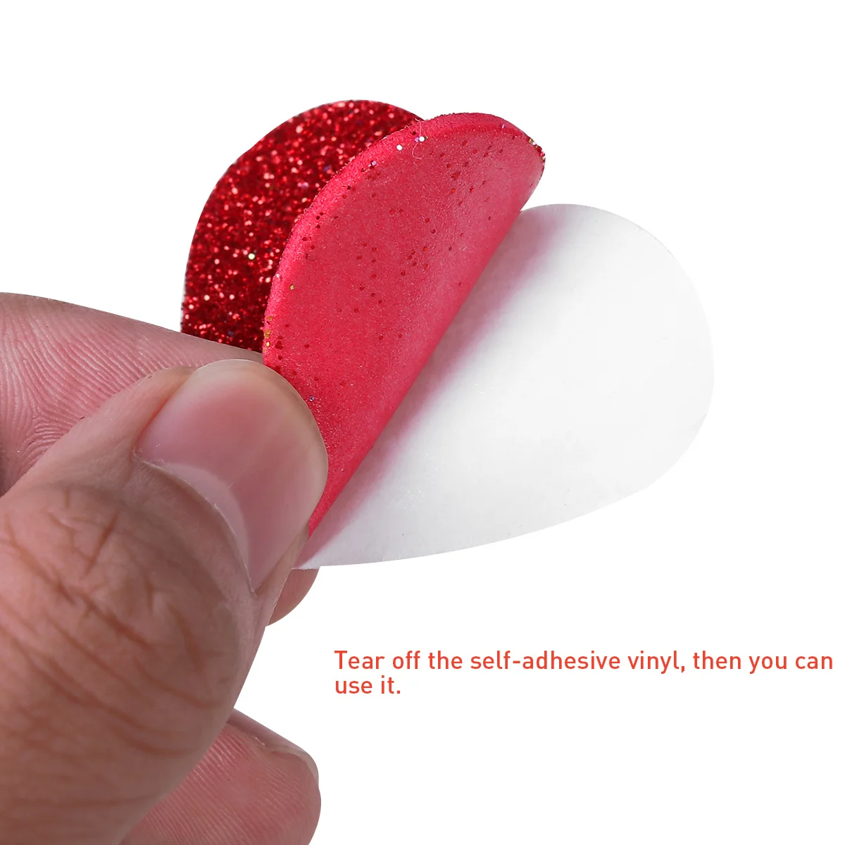 

150Pcs Glitter Heart Star Stickers Strong Adhesive for Wall Ceiling Kids Craft Greeting Cards Scrapbook Glitter Stars