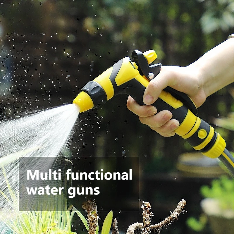 

Water Guns High Pressure Water Gun Garden Watering Tool Adjustable Shower Car Wash Water Gun Multi Functional Sprayers Connector