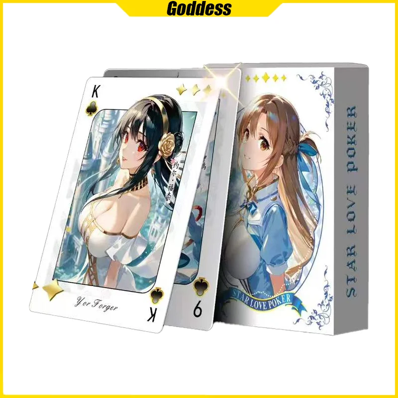 

Genshin Impact Poker Hatsune Miku Kamado Nezuko Rem аниме карты Mistery Box настольные игры игрушки подарки на день рождения для мальчиков и девочек
