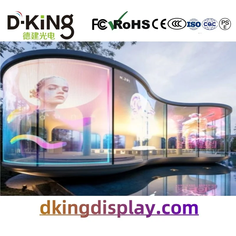 

Outdoor Full Color High Waterproof IP65 Transparent LED Screen for Advertising Billboard LED Display Video Wall