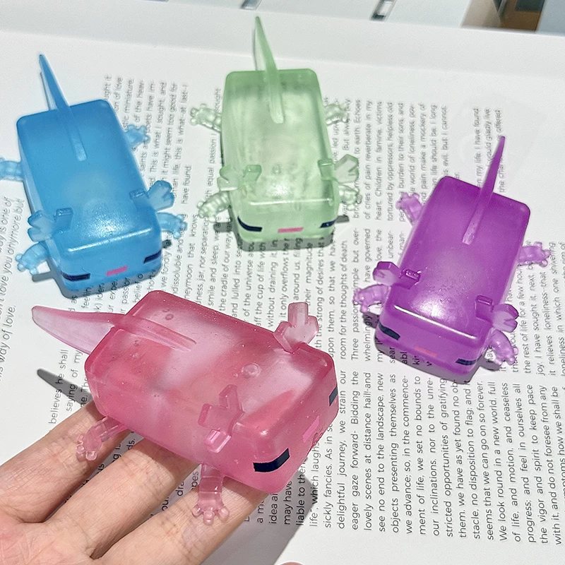 Engraçado axolotl mole alívio do estresse brinquedo lento reboud squeeze brinquedos sensoriais autismo ventilação abreact tabas mole presente de festa