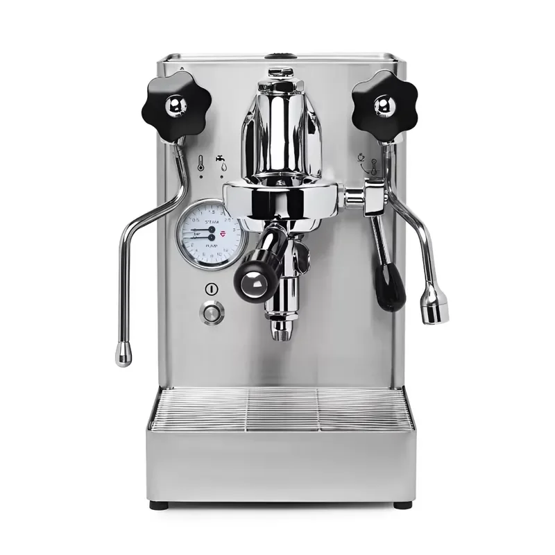 20 Bar Espresso Coffee Machine with Grinder Stainless Steel Home Professional Maker Steam Milk Frother for Cappuccino Latte