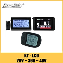 Misuratore LCD KT per bicicletta elettrica, Controller intelligente, pannello Ebike, Julet, impermeabile, LCD3, LCD8HU, LCD5, 24V, 36V, 48V