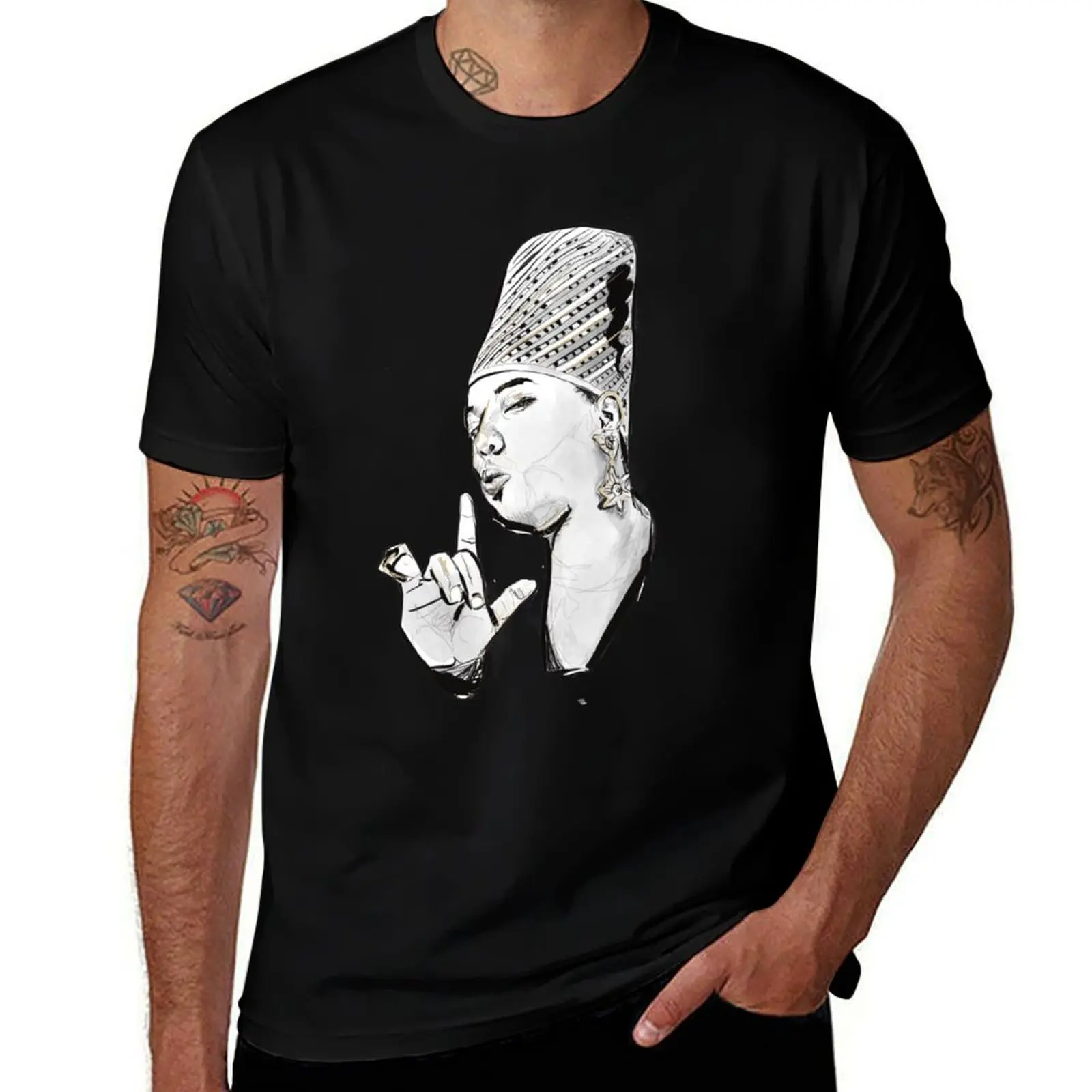 

90s Hip Hop Premium Series - Queen Latifah T-Shirt Summer Fashion Casual Tee Shirt