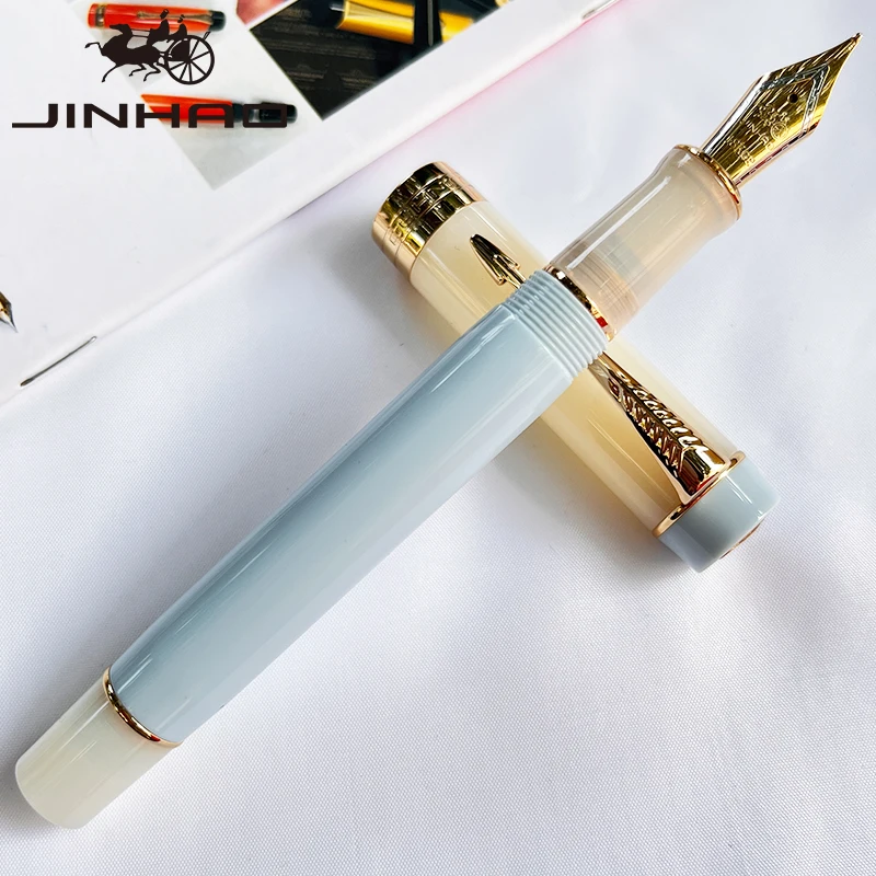 1 Stück JINHAO Century 100 hochwertiger klassischer Design-Kunststoff-Pfeilclip Iridium-Kalligraphie-Tintenstift – Detail 7