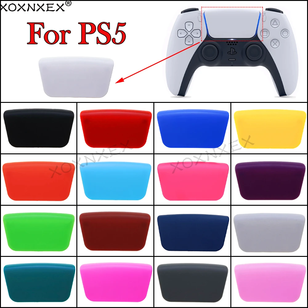 XOXNXEX 17สีเปลี่ยนพลาสติกทัชแพด Soft Touch Custom Part Touch Pad สำหรับ Sony DualSense 5 PS5 Controller