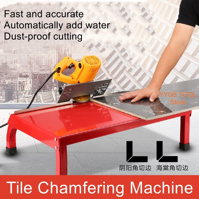 

45 high-precision desktop tile chamfering machine multi-function bevel cutting machine small dust-free grinding edge corner tool