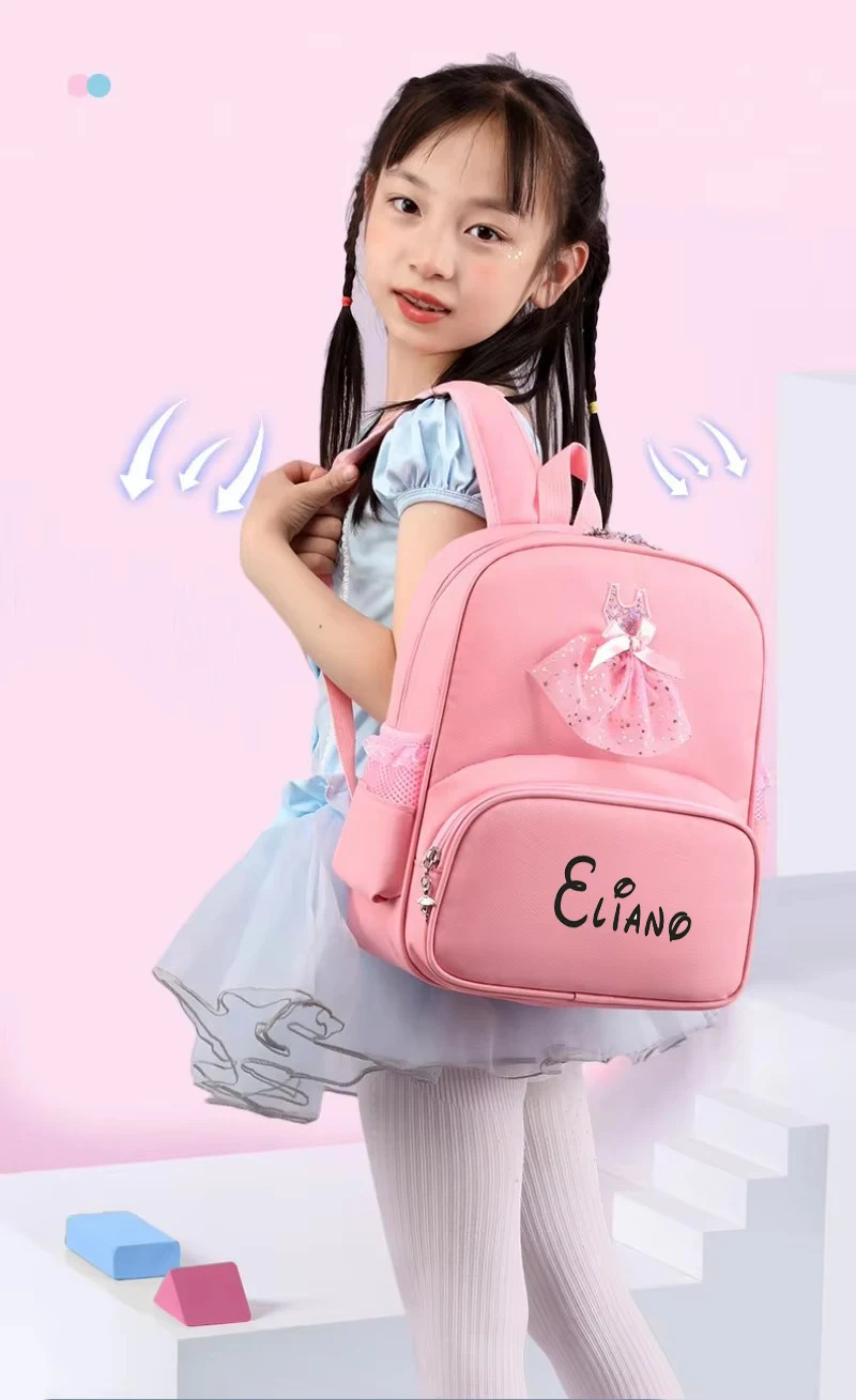 CustomizedI Prin nternet Celebrity Dance Bag, New Children's Shoulder Dance Backpack, Ballet Backpack, Girls' Princess Dance Bag