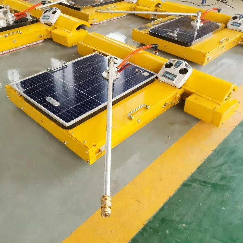 New intelligent wet and dry machine gray microfiber strong window cleaning robot with water supply function