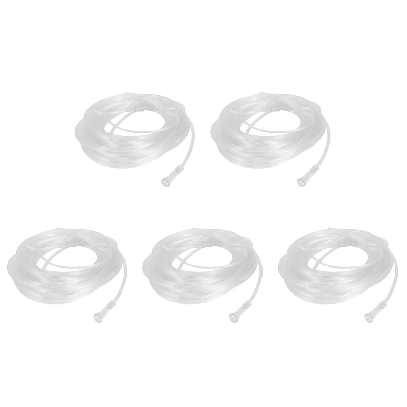 

5X 8M Soft Nasal Oxygen Tube Nasal Oxygen Cannula Nasal Tube Suitable For Oxygen Generator