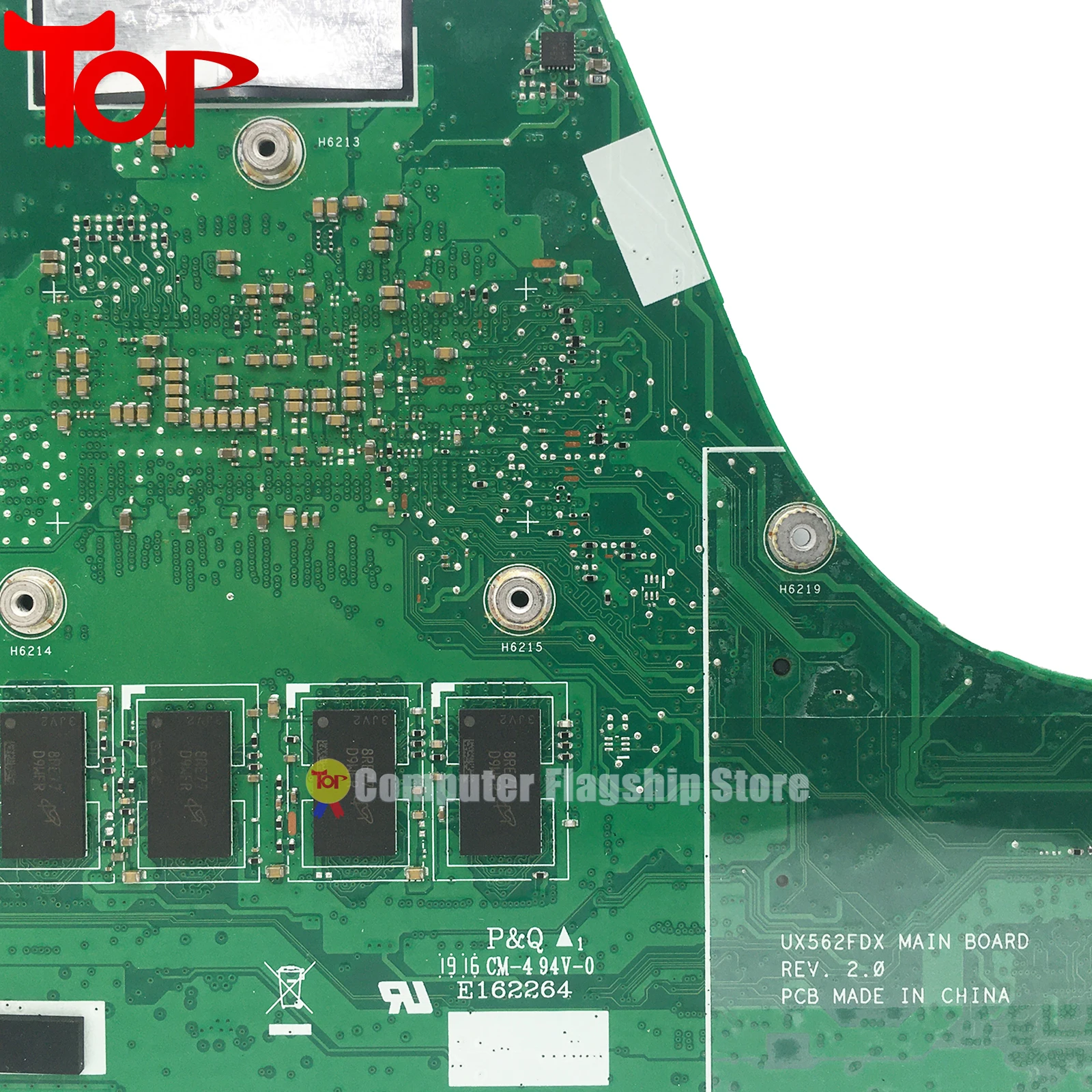 KEFU UX562F Laptop Motherboard For ASUS Q536FDX UX562FDX UX562FD I5-8265U I7-8565U 16G-RAM GTX1050 100% Working Testd