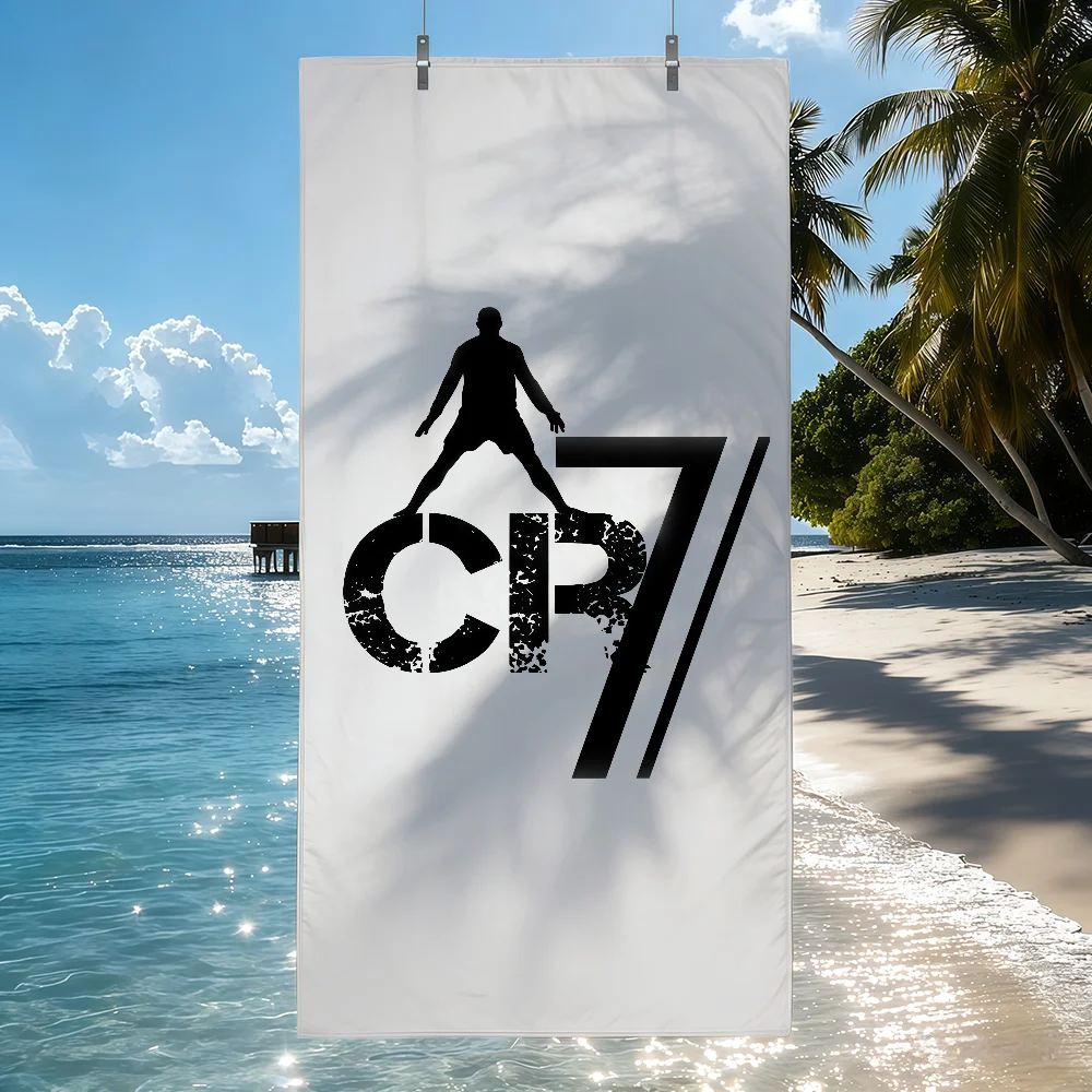 Football star C-CR7 Towel Drying Bath Towel Applicable To Light Swimming Camping Yoga Beach Out