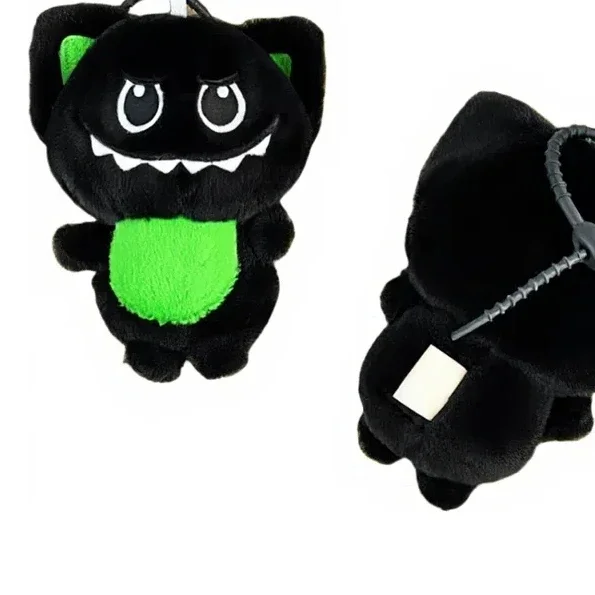 

Cute Cartoon Little Black Cat Plush Pendant Creative Kawaii Ktten Doll Keychain Backpack Decoration Plush Toys Accessories Gifts