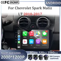 9 ""Android 15 Multimedia para coche para Chevrolet Spark Matiz LT 2010-2017 radio de coche reproductor de vídeo GPS CarPlay Auto 4G unidad principal estéreo