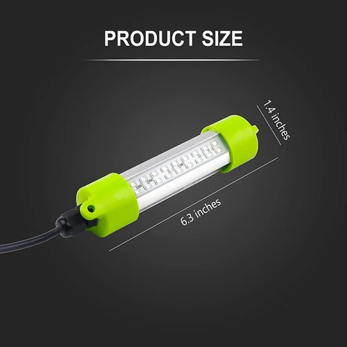 Imagen 2 del producto 45W DC 12V alta potencia Super brillante LED atrayentes de peces sumergible subacuático muelle noche pesca luz señuelos lámpara de peces