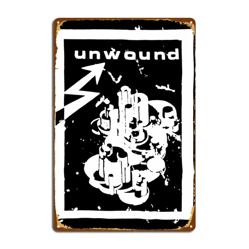 Unwound Metal Signs Wall Cave Home Classic Plates Tin sign Posters