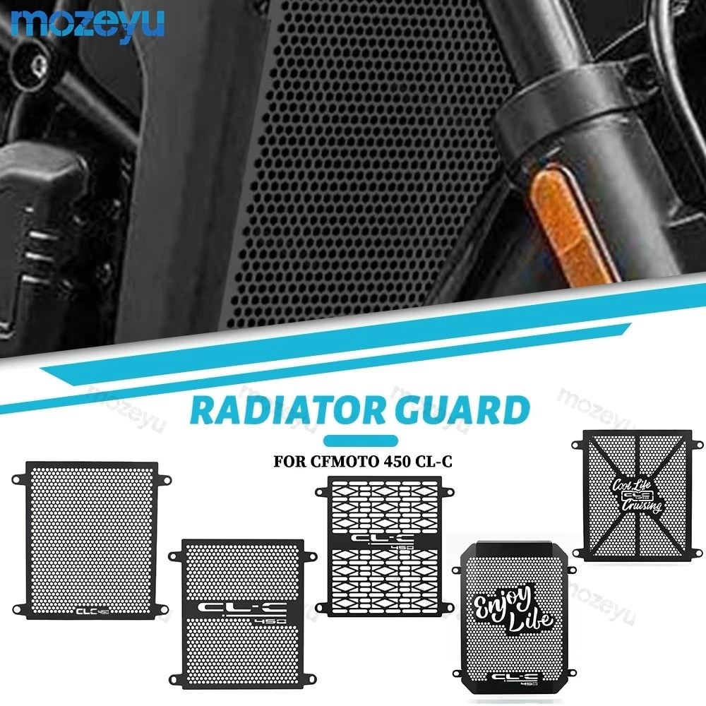 

For CFMOTO CF MOTO CLC 450 450CLC Bobber CL-C450 2023 - 2025 2026 Motorcycle Accessories Radiator Grille Guard Cover Protector