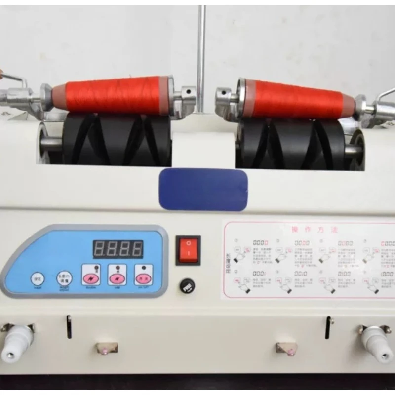 Computer Controlled Automatic Thread Winder Rewinder, Thread Spooling Machine for Embroidery Garment Use