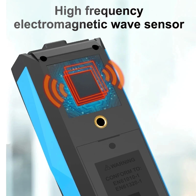 Non-Contact Wood Moisture Meter Inductive Moisture Meter Data Hold Max/Min Value Color Screen Digital Wood Timber Moisture Meter