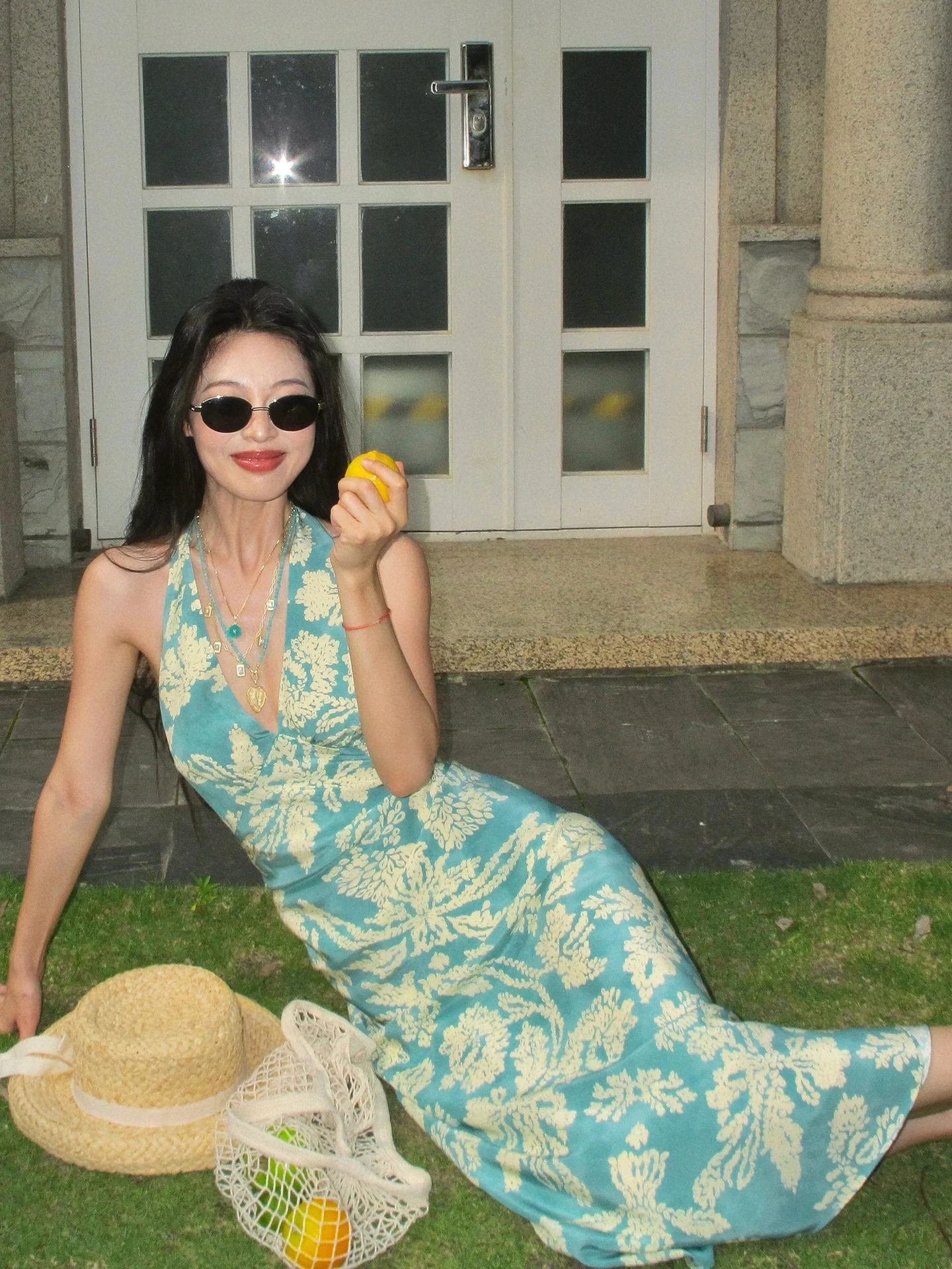 Floral Print Off-oulder Svel Dr Women's Vaion Bal Long Dr Hanging Ne ter Sle Printing A-Line Skirt