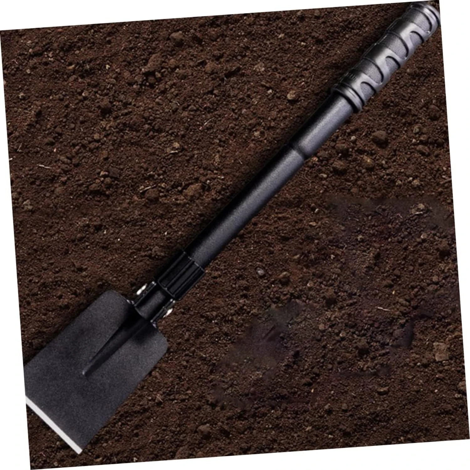 Versatile and Reliable Anti-Skid Folding Hoe Pickaxe - Innovative Portable Multipurpose Tool with Sturdy Tough Alloy Steel Hand